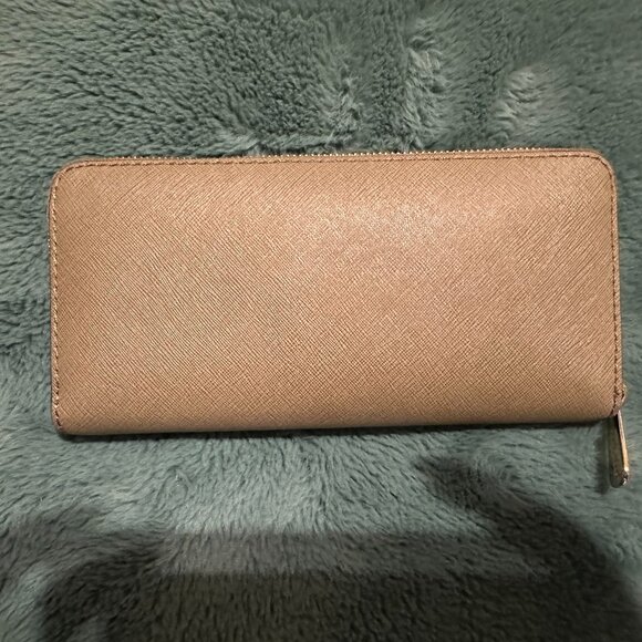 Michael Kors Jet Set Wallet Saffiano Leather Luggage Color - Picture 3 of 8